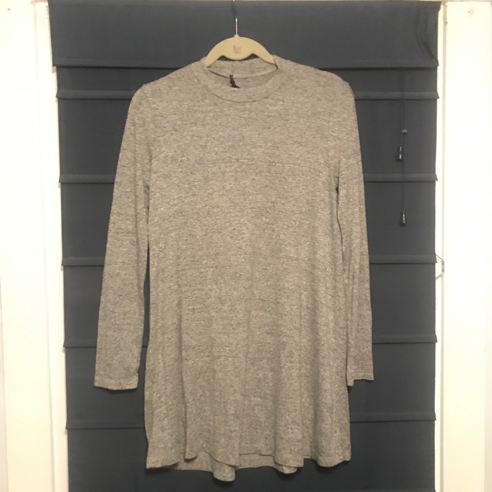 Grey t-shirt dress